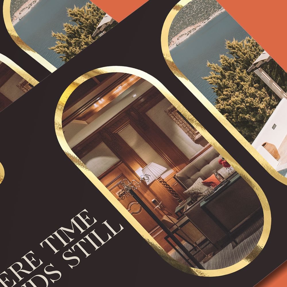 Gold Foil Hospitality Flyers