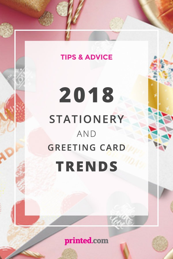 2018 Stationery and Greeting Card trends