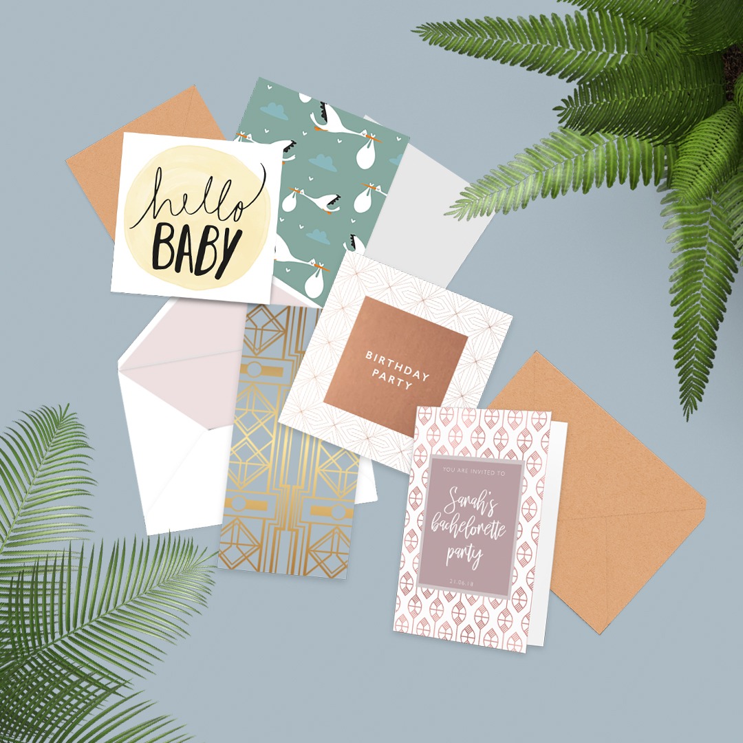 Create a greeting card collection