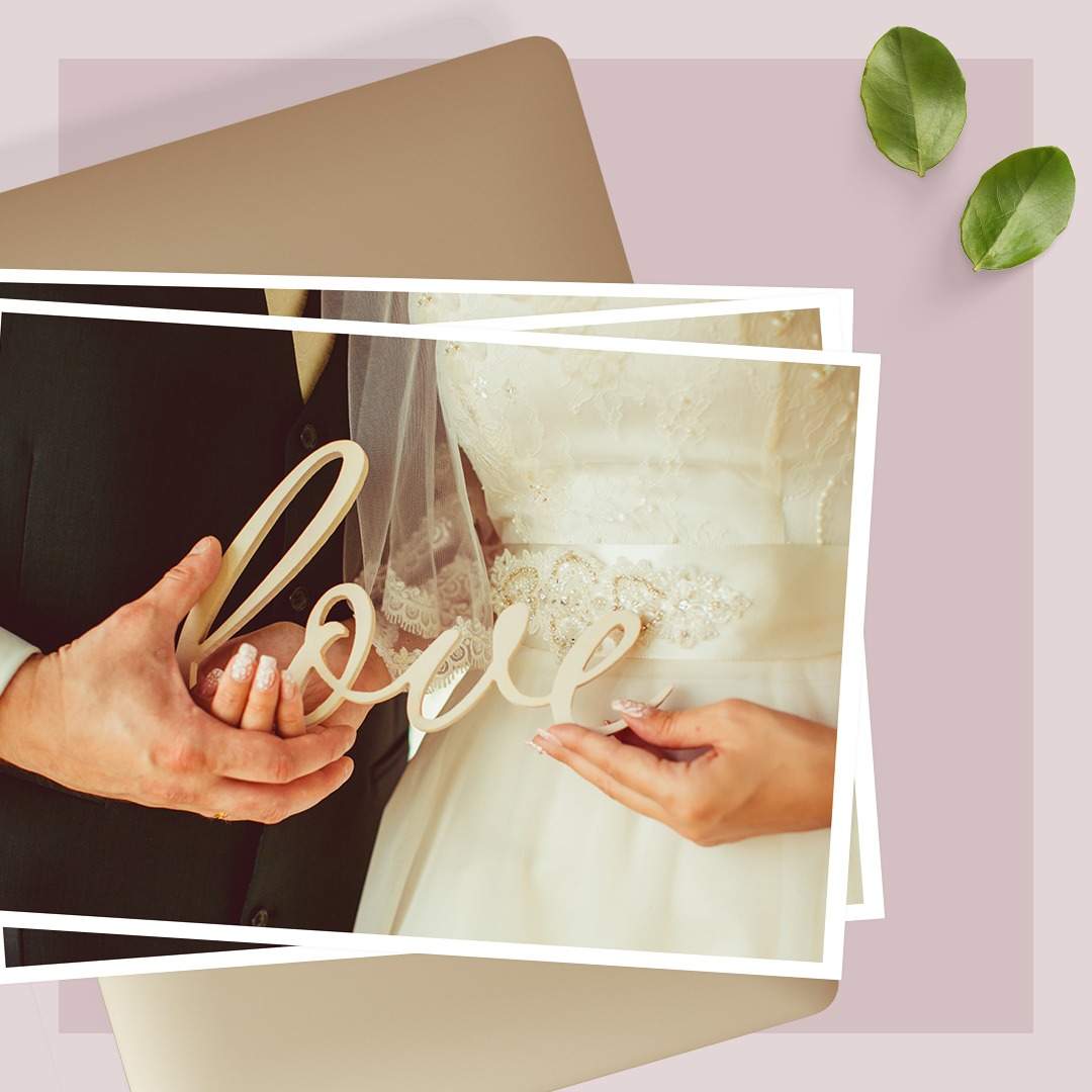 Photographic wedding prints