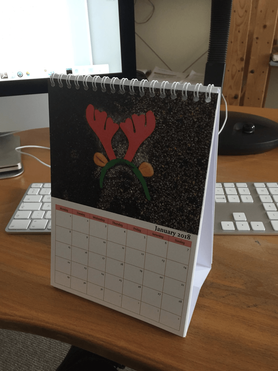 desktop calendar printing by Solispress