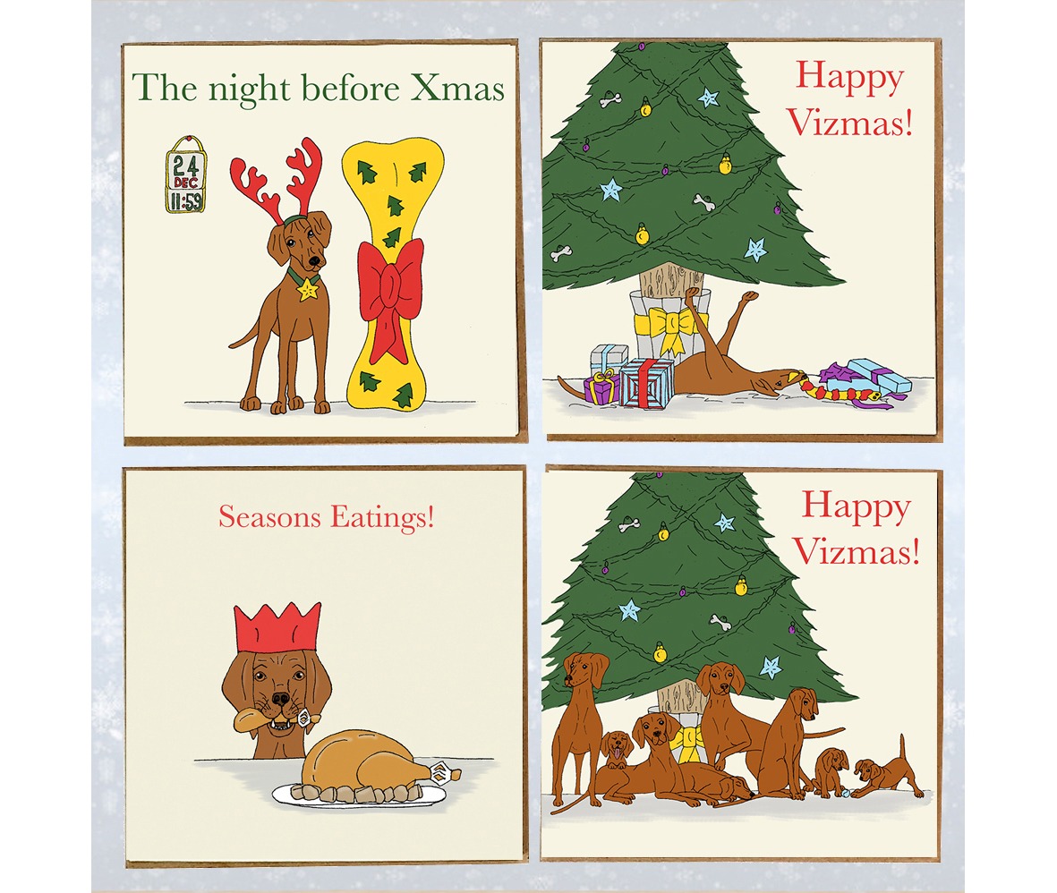 Christmas cards by Trotting Dog