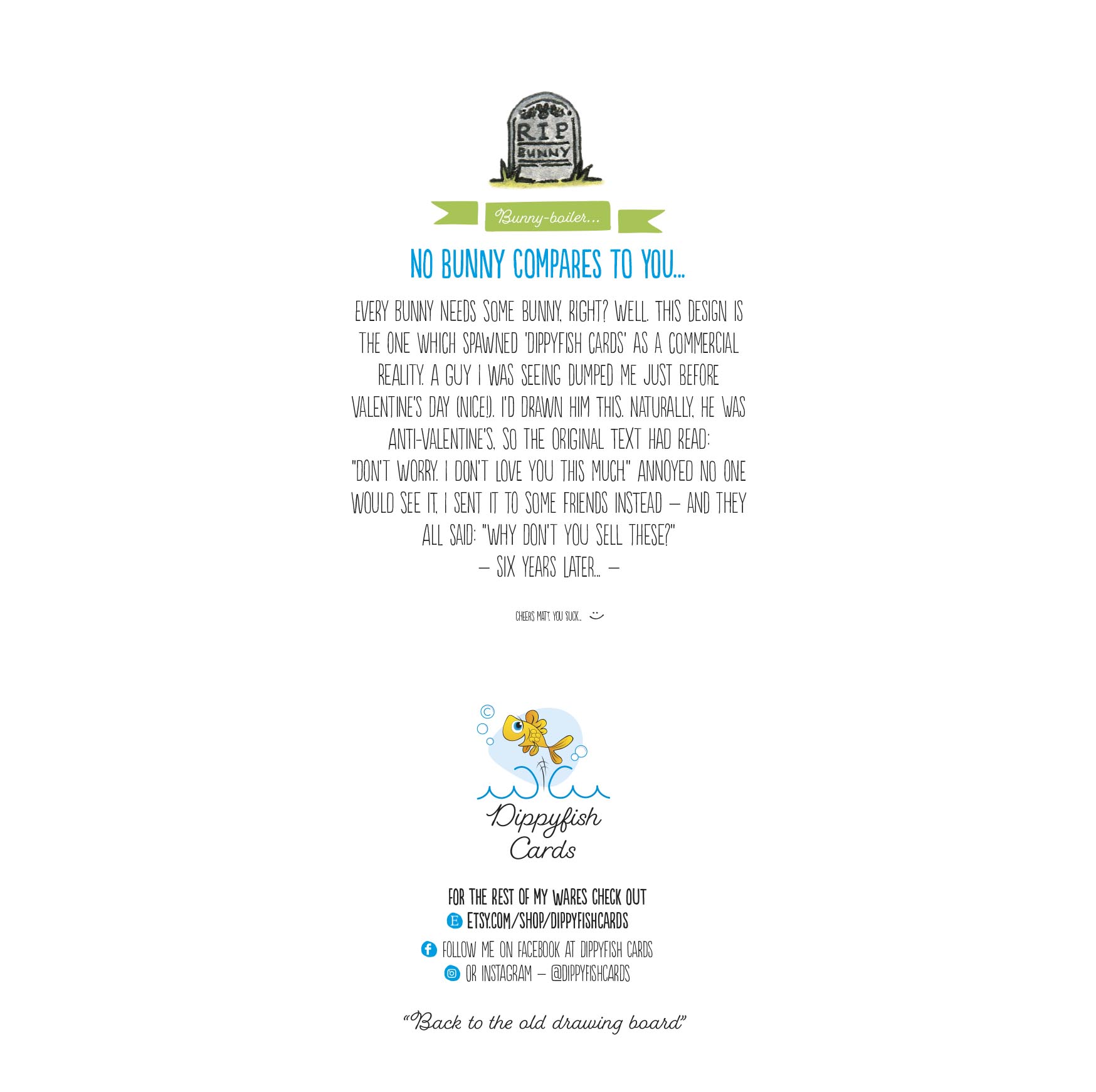 Dippyfish Cards - Valentine's Day, crazy for you/bunny boiler