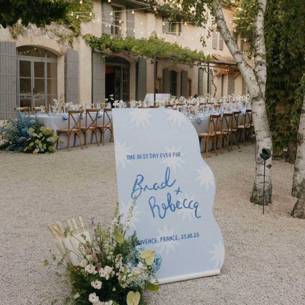 Paper Stories Co Bespoke Wedding Sign