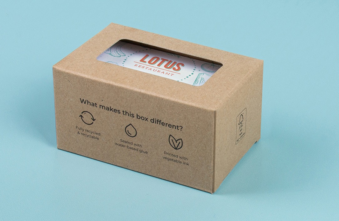 SUSTAINABLE PRINT - eco friendly print - sustainable print choices - eco packaging - green packaging - recycled business cards