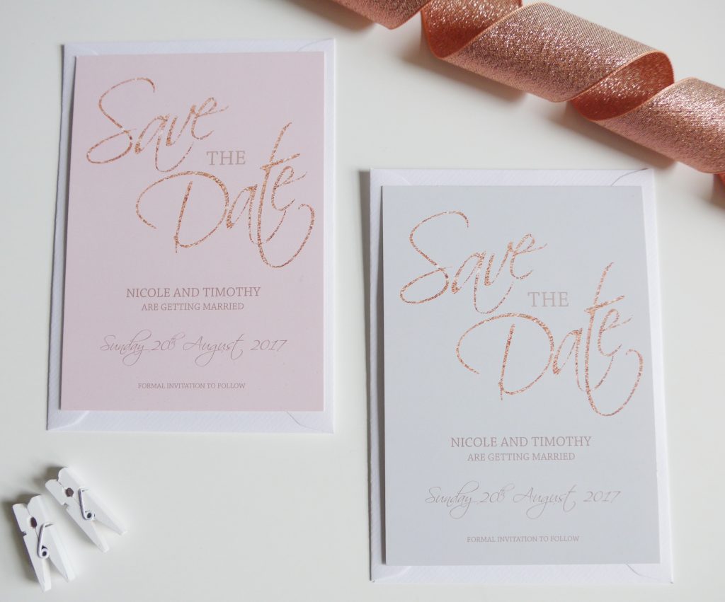 Save the Date design