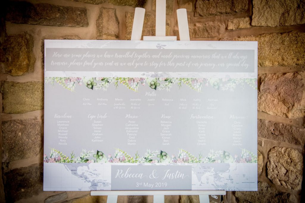 wedding table plan