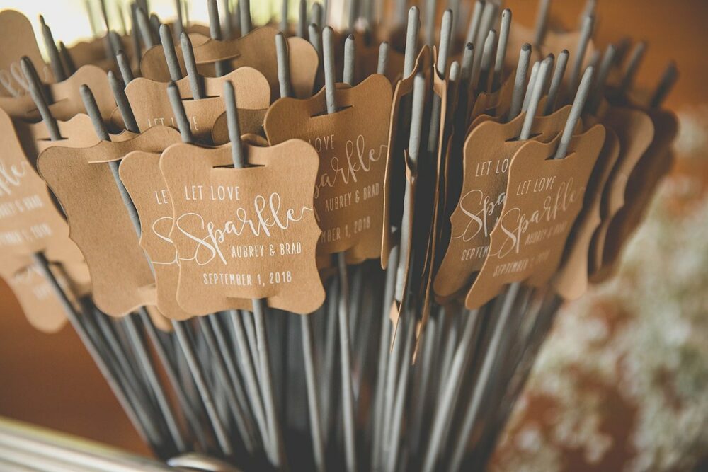 wedding favour sparkler