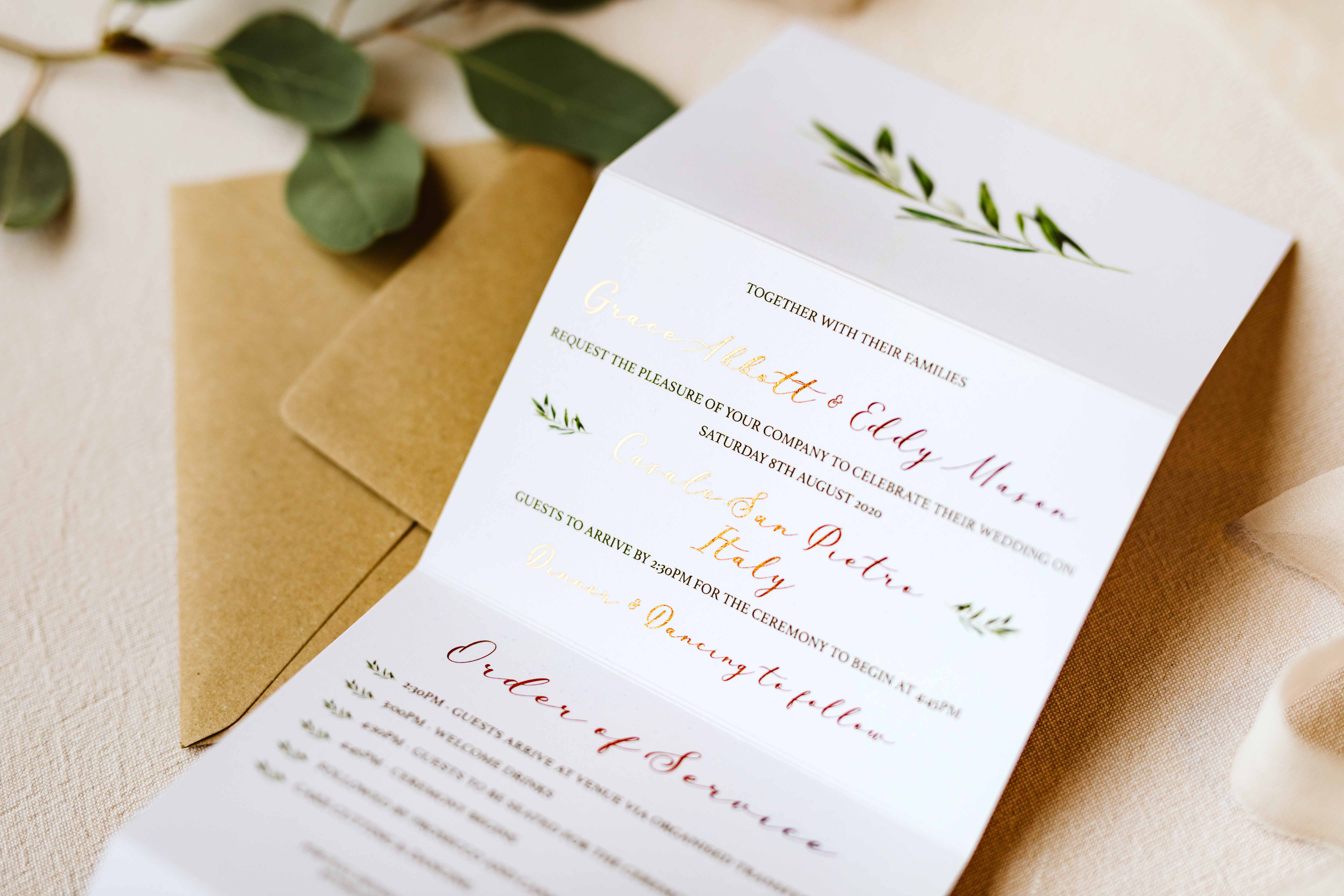 Wedding Invitation Design 