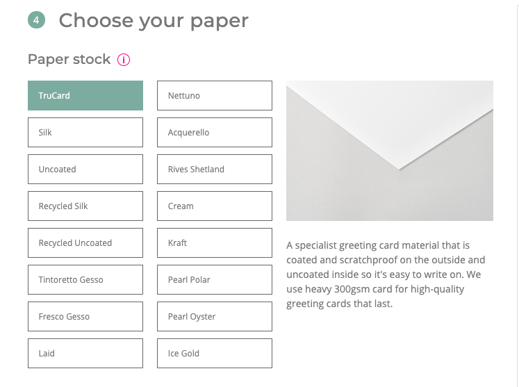 paper options