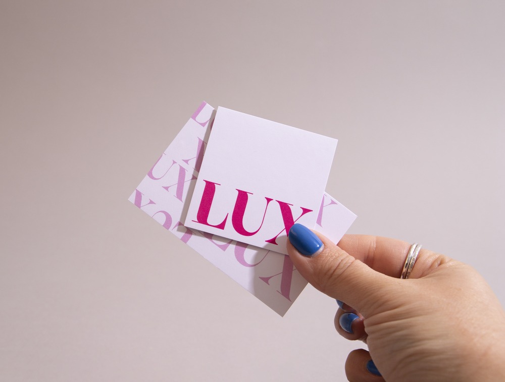 lux business card