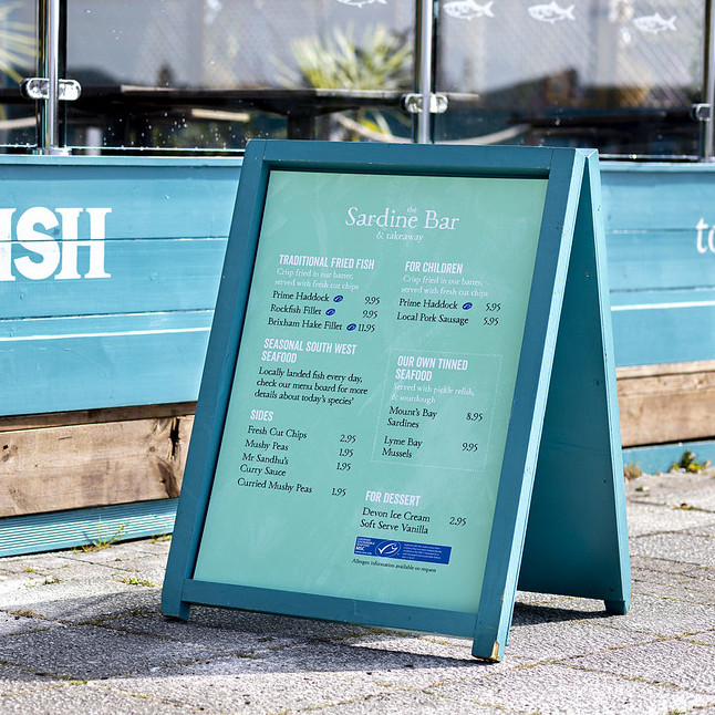 menu board printing