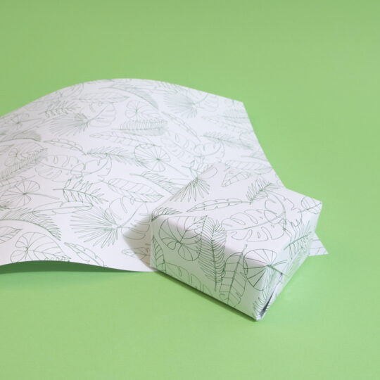 recycled wrapping paper