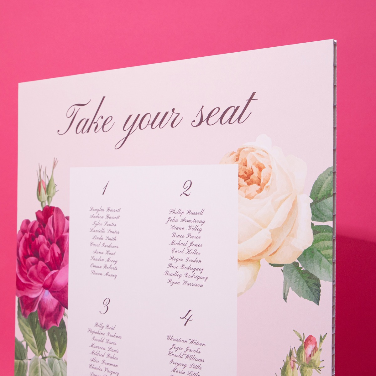 wedding table plan