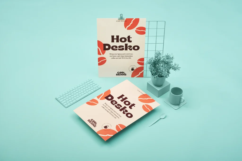 Printed indoor posters