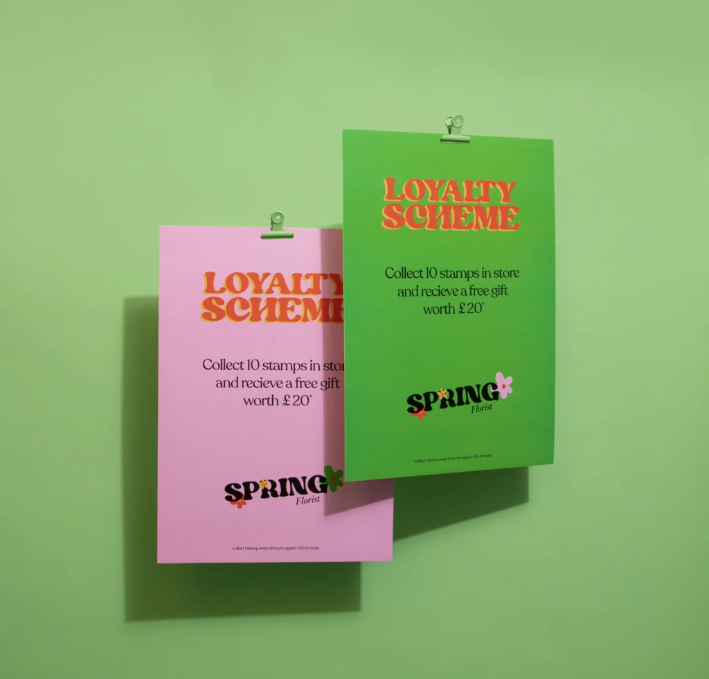 Indoor printed posters
