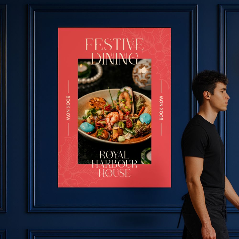 Festive Dining Indoor Poster
