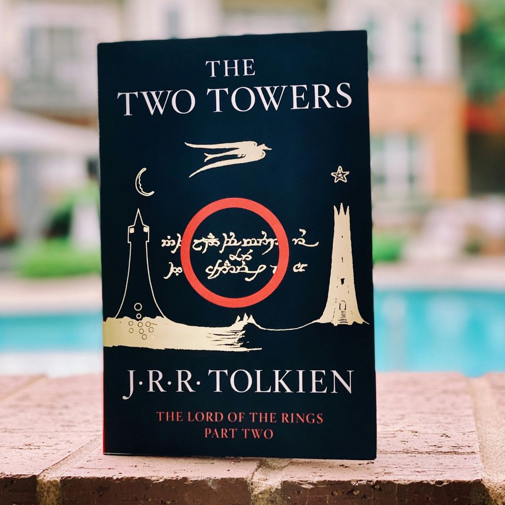 Cover of "The Two Towers" by J.R.R. Tolkien. 