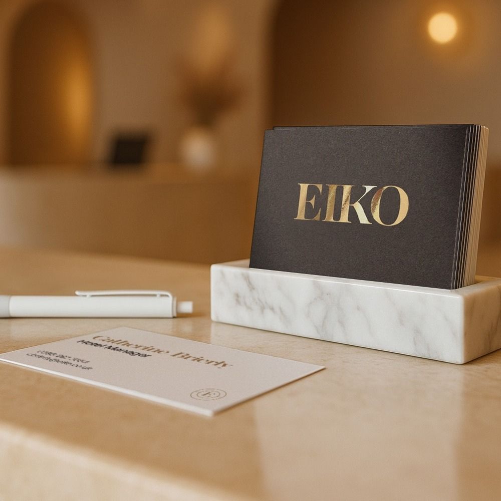 Gold Foil Business Card Design