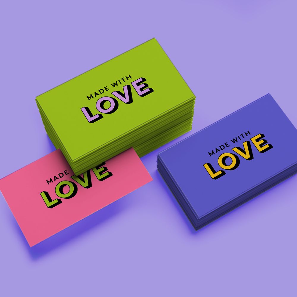 Versions of the same Business Card