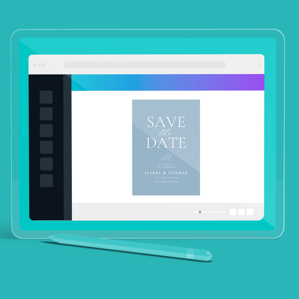 A Canva design on a computer screen.