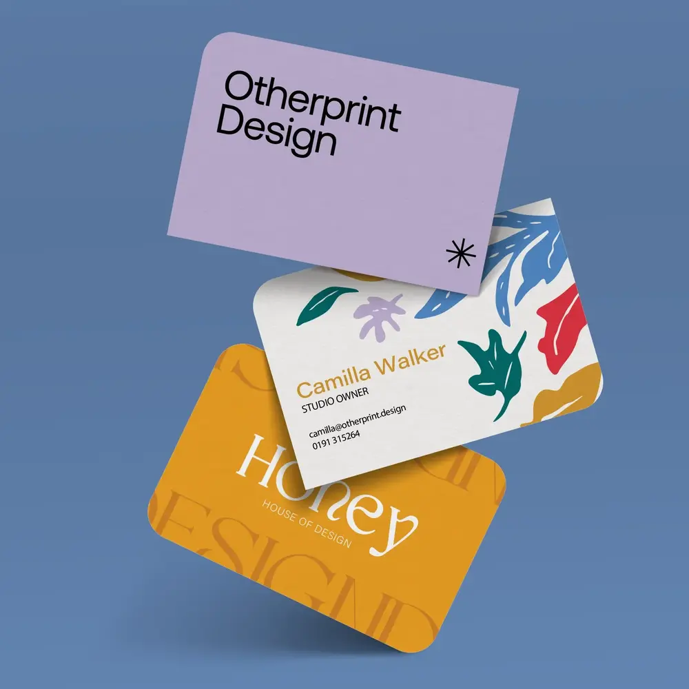 Round Corner Business Cards