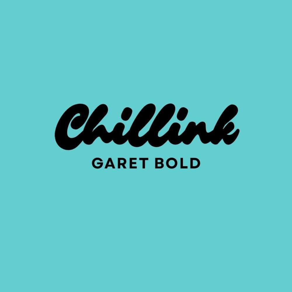 Canva font pairings - Chillink and Garet Bold