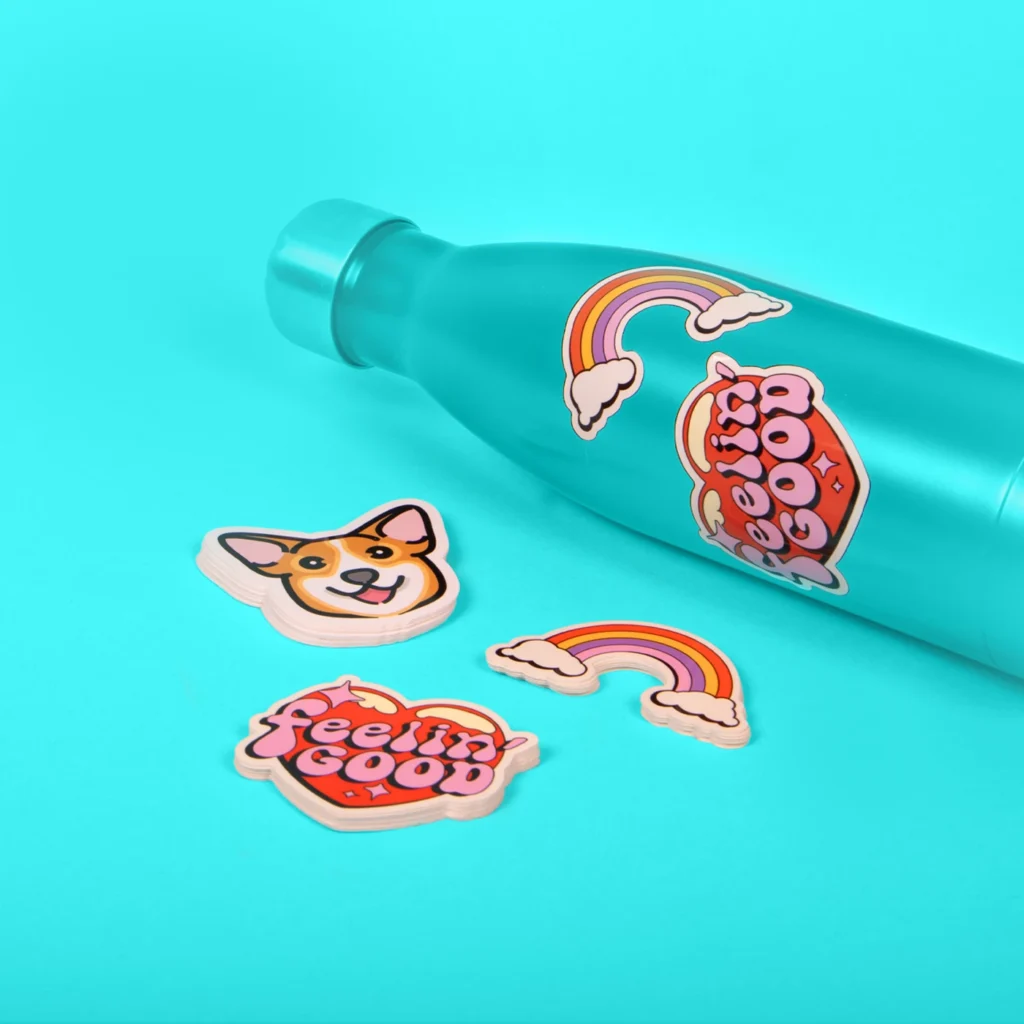 Die Cut Stickers for Merchandise