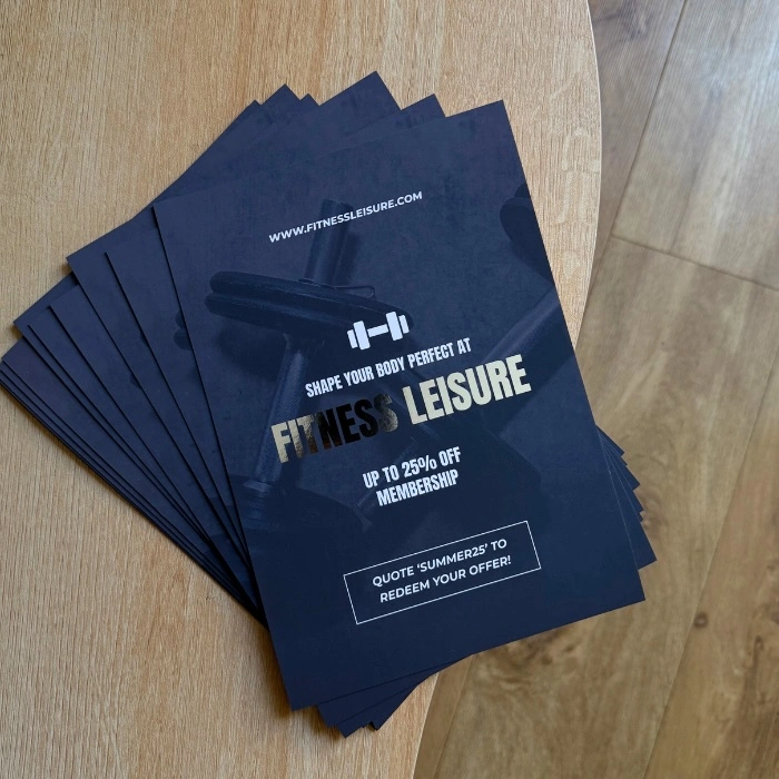 Fitness Leisure Flyers with Silver Foil