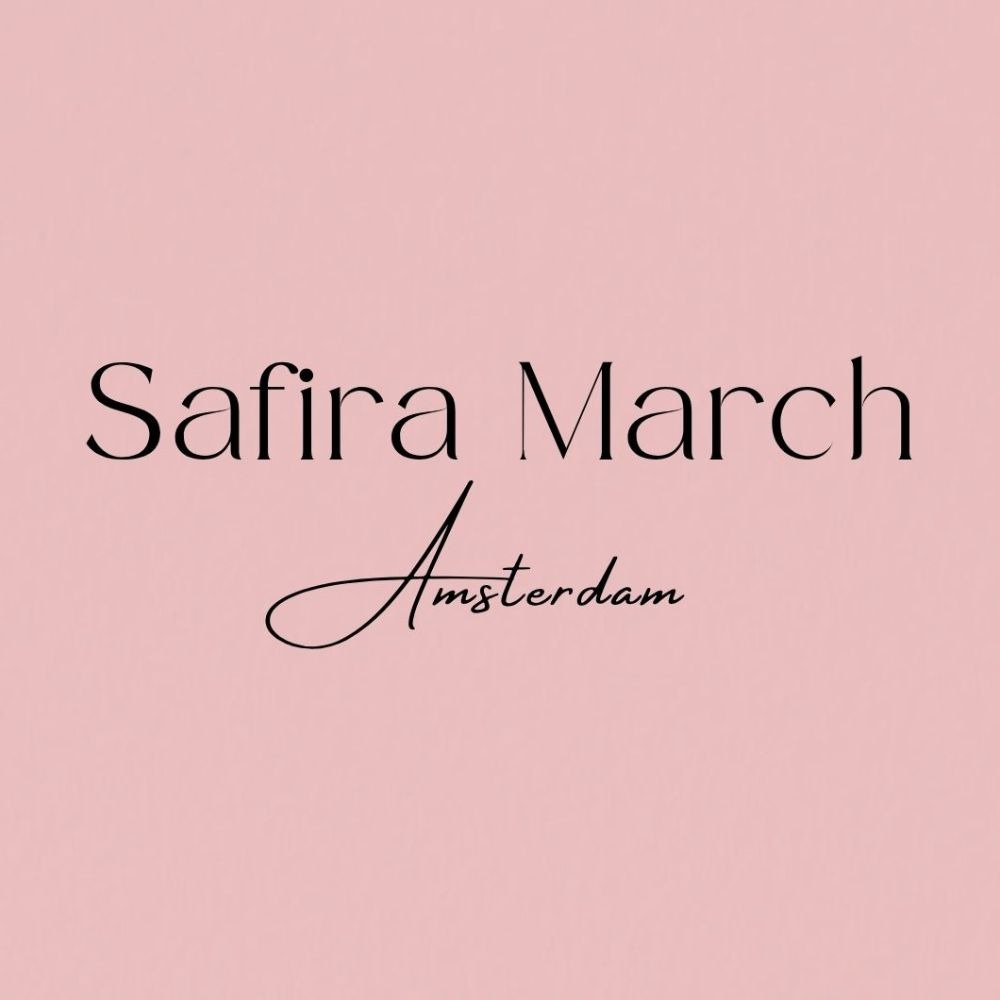 Canva font pairings - Safira March and Amsterdam