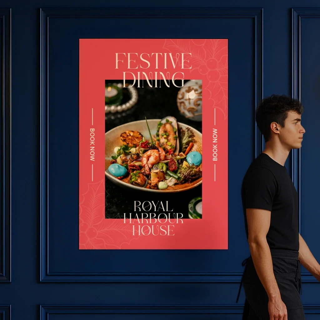 Festive Dining Indoor Printed Poster